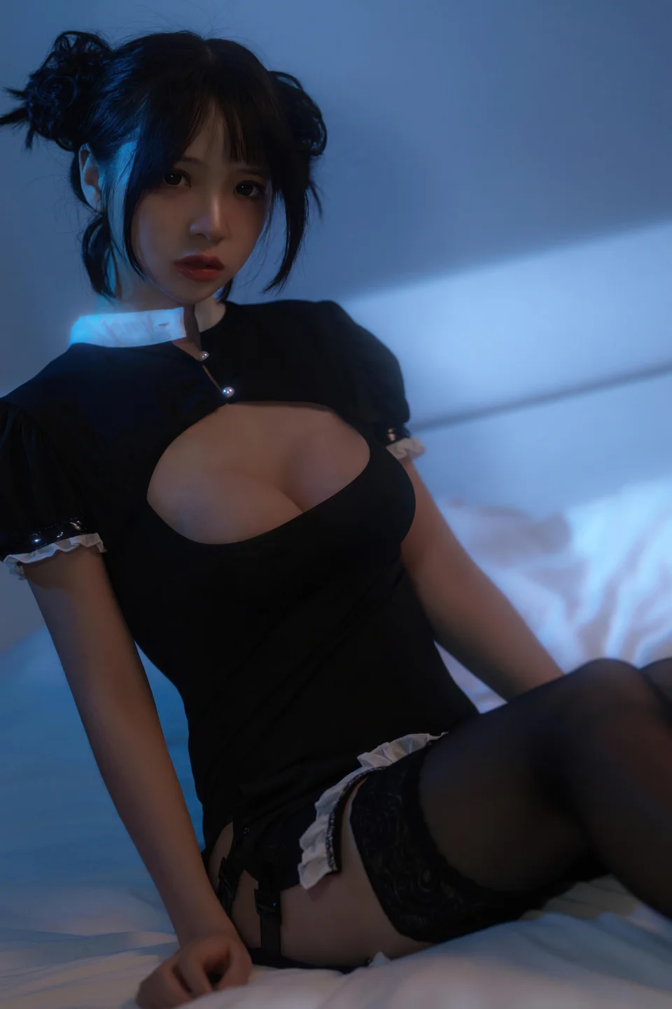 疯猫ss - No.157 黑色护士 [40P-371MB] tg@simisebaisi 【丝足阁】022.webp
